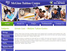 Tablet Screenshot of mcginntuition.com